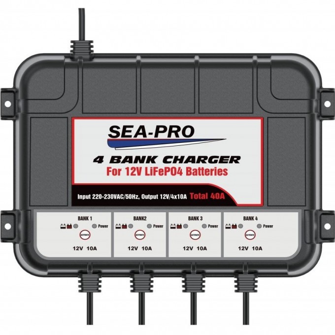 Зарядное устройство SEA-PRO 4х12В LiFePo4 TE4-0274