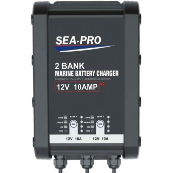 Зарядное устройство SEA-PRO TE4-0333А 2х12В AGM, LEAD-ACID, LiFePo4